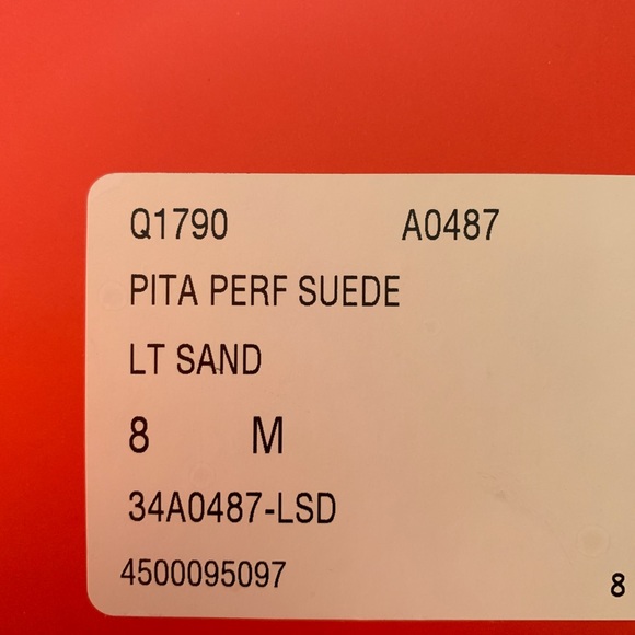 Coach Pita Hightop Suede Cream Sneakers Size 8 - Picture 5 of 5